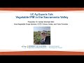 UC Ag Experts Talk: Vegetable IPM in the Sacramento Valley