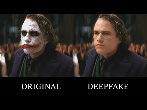 Heath Ledger's Joker without Makeup [DeepFake]