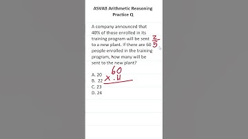 ASVAB/PiCAT Arithmetic Reasoning Practice Test Q: Multiplying Decimals #acetheasvab w #grammarhero