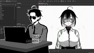 [Live2D Cubism: Baito] My 1st female model! [#1]