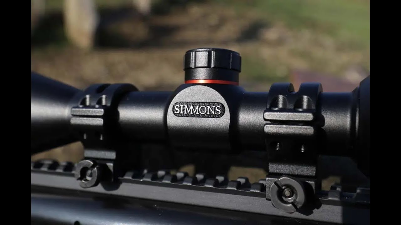 SIMMONS 8 Point 6 18x50 - YouTube