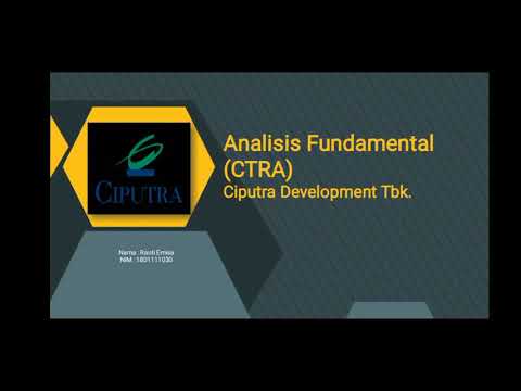 Analisis Saham CTRA Ciputra Development Tbk