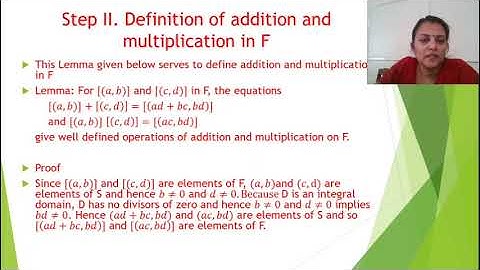 The Field of Quotients of an Integral Domain Part I