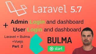 Laravel redirect after login to Admin or User page Part 2