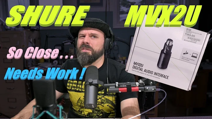 The SHURE MVX2U Experience. Unboxing and Testing.
