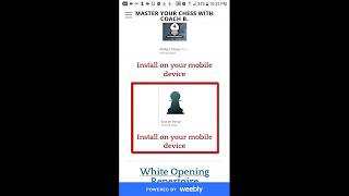 Study your chess openings with - Scid on the Go - on your Android Device screenshot 2