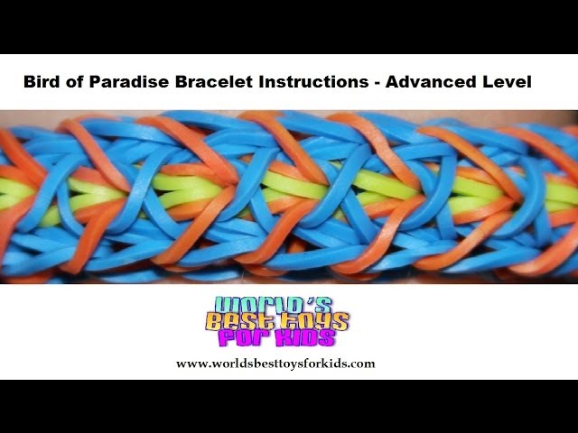 Rainbow Loom Rubber Band Refill - Feather Bracelet Instructions 