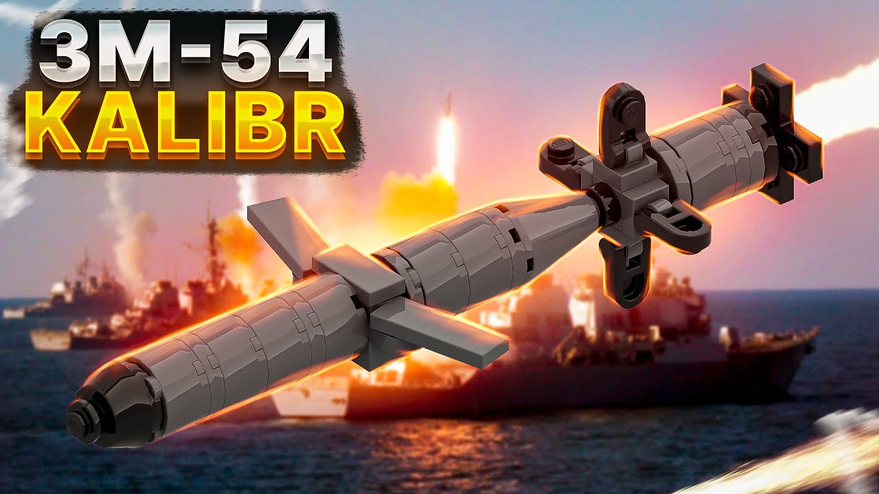 LEGO Cruise Missile 3M-54 KALIBR in minifig scale! | 1/45