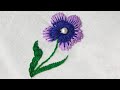 Hand Embroidery: Lazy Daisy Stitch Flower