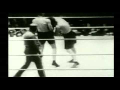 rare footage 1920 boxing Tunney v Gibbons