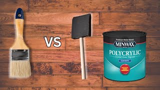 No More Brush Strokes. Here's How. #polyurethane #polyacrylic