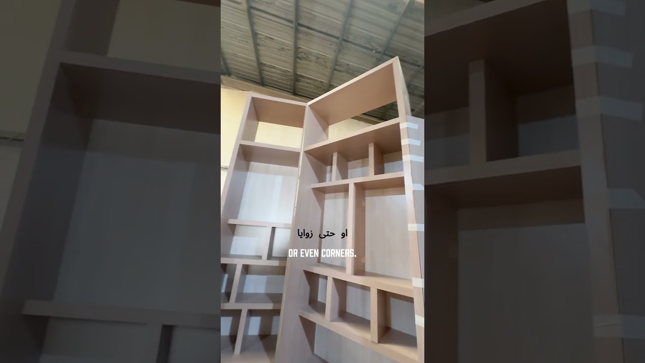 Custom Corner Storage Unit – Work in Progress | Smart MDF Design by Al Mohanad – UAE