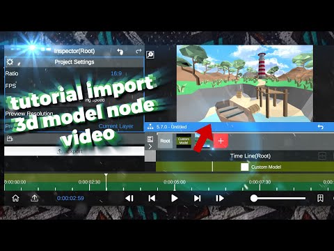 Tutorial import 3d model Node video