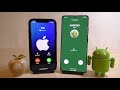 iPhone 12 vs Samsung S21 Ultra Incoming Call