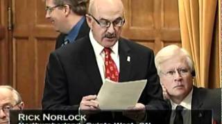 Rick Norlock -- Standing up for Port Hope -- December 9th 2010