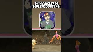 Soft Reseting for Shiny Moltres  found in 389 encounters! #streamer  #pokemon #shinyhunting screenshot 5