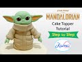 Cómo hacer a BABY YODA (Grogu) para tortas PASO a PASO || Kaomi Tutoriales