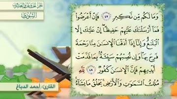 آية٤٨سورة الشورى مكرر القارئ أحمد الدباغ