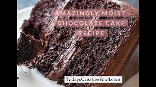 Amazing moist best chocolate cake ever | 2 minute video