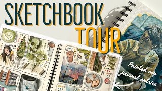 SKETCHBOOK TOUR | watercolor, gouache, ink | 2022-23