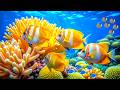 4K Coral Reef Aquarium 🐠 Exotic Tropical Fish & Stunning Ocean Relaxation for Stress Relief