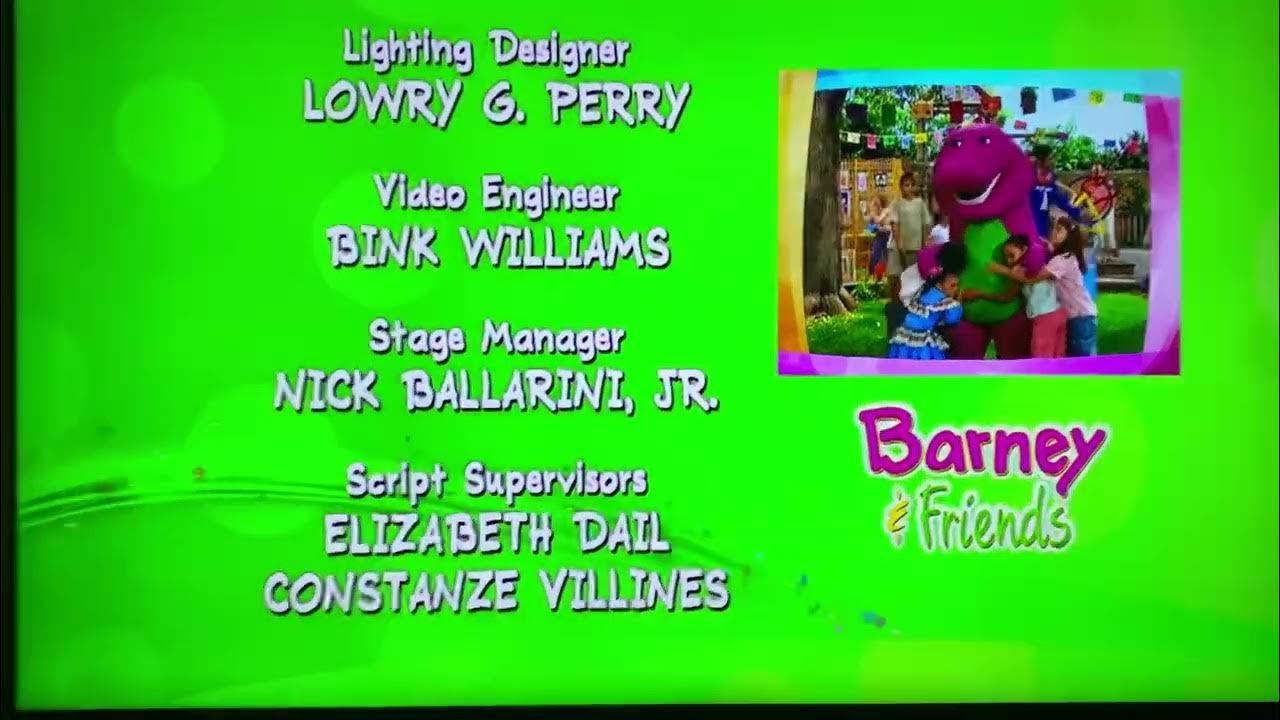 Barney And Friends 1997 2001 End Credits Barney And Friends End Credits - YouTube