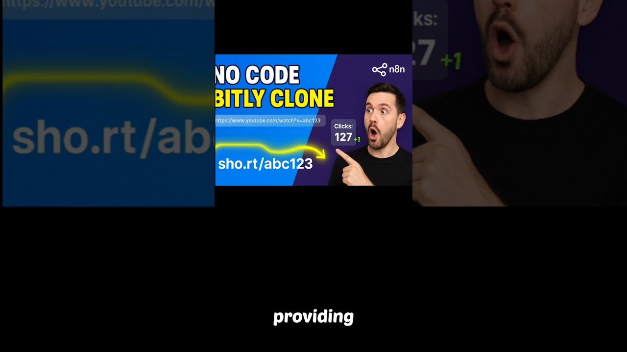 🚀 Automating link shortening with n8n in seconds! 🔗⚡ 