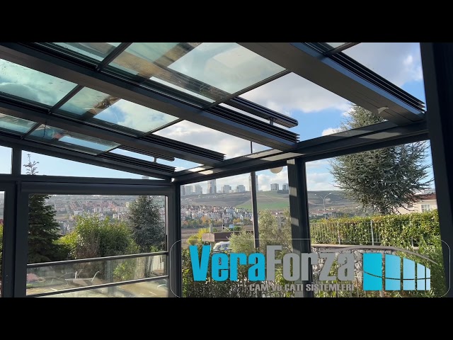 Açılır Cam Tavan ve Cam Sistemlerinde bir çok model teras tavan tasarım ile imalattan m2 fiyatları
