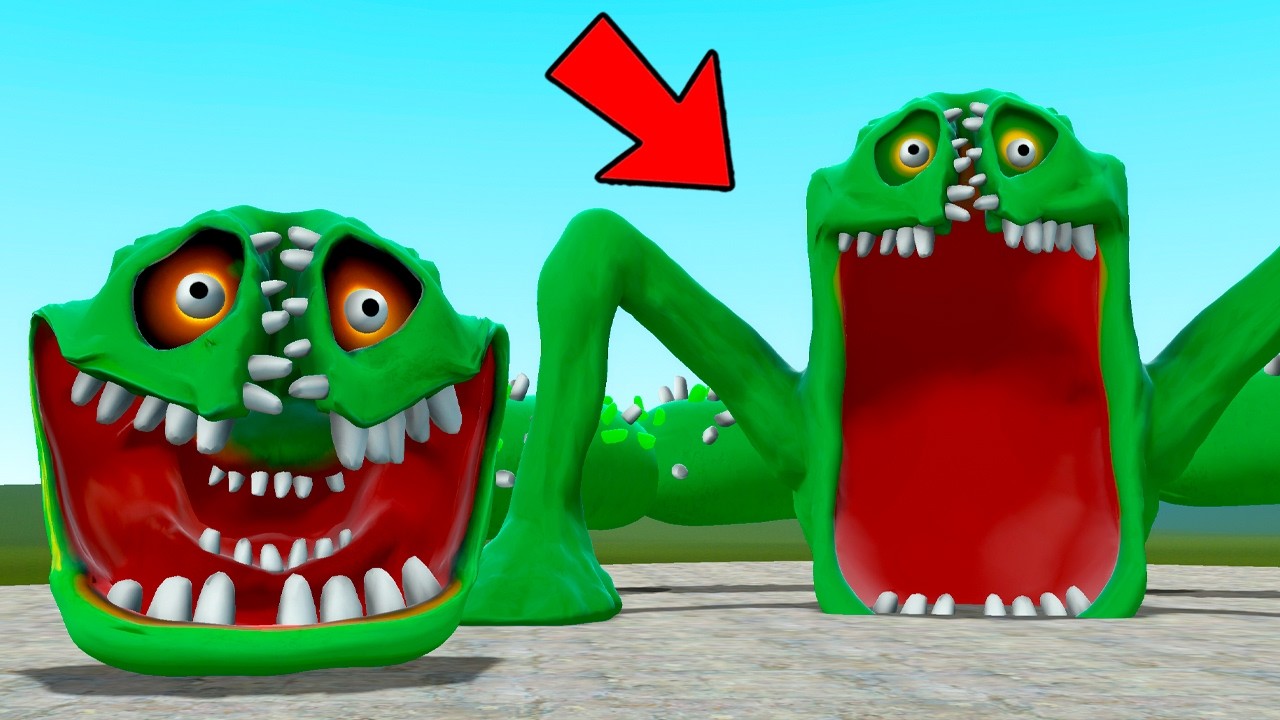 EVOLUTION OF ROBLOX HUNGRY WORM INTO A GIANT SEA MONSTER In Garry's Mod!