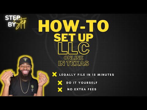 How to set up LLC in Texas!! - SIMPLE!! Do it online yourself in 15 minutes legally