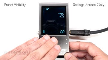 StroboStomp HD Video Instruction Manual - 15 - Preset Visibility