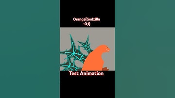Test Animation Orange #godzillaminusone2023 #sticknodes #animation #edit #shorts