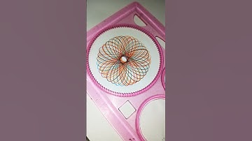 spirograph design pattern ruler #art #spirograph #shorts #viralvideo #calligraphy #amazing #art #3d