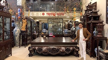 Sập Đại Độc Lạ Nhất Đất Việt - Nội Thất Nhà Gỗ - Tủ Bày Đồ - Bàn Ghế Lối Xưa - Trường Kỷ Đẹp Cổ Xưa