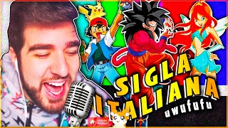 LA MIGLIORE SIGLA ITALIANA dei CARTONI ANIMATI! - UwUFUFU con JTAZ screenshot 4