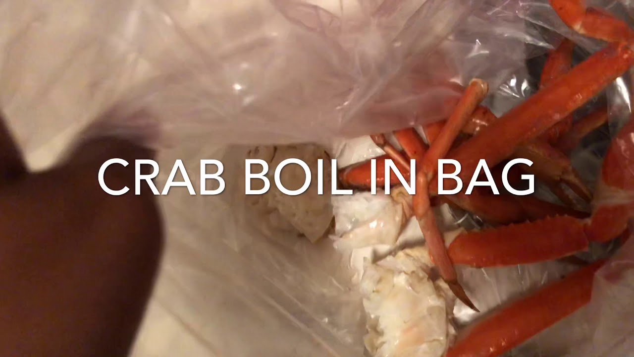 Crab boil in a bag (Seafood Boil) YouTube