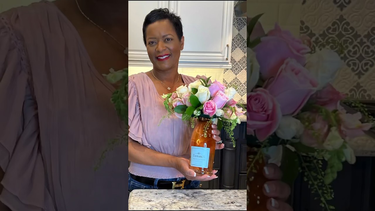 Wine Bottle Bouquet DIY💐 🍾 