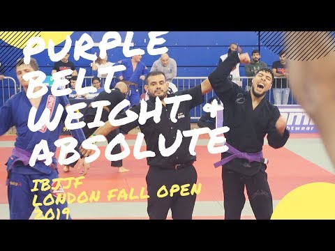 BJJ VLOG - DOUBLE GOLD REPEAT AT THE IBJJF LONDON FALL 2019? PURPLE BELT