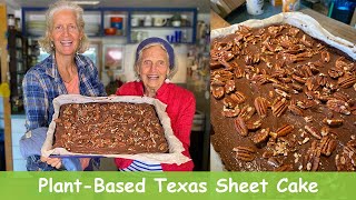 PlantBased Texas Sheet Cake