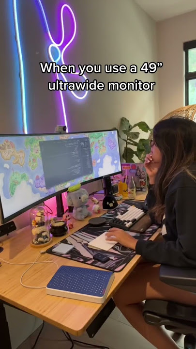 When you use a 49” ultrawide monitor…