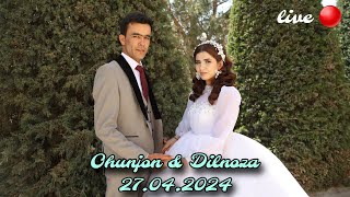 ( Ohunjon & Dilnoza ) Bog’ibek Ota To’yxonasi Wedding Day Bonu Studio Live……