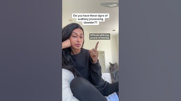 Do you have these signs of auditory processing disorder?? #adhd #shorts