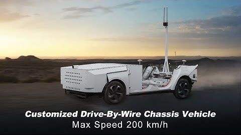 Customized Drive-By-Wire Chassis | Autonomous Driving | 200 km/h High-Speed Platform