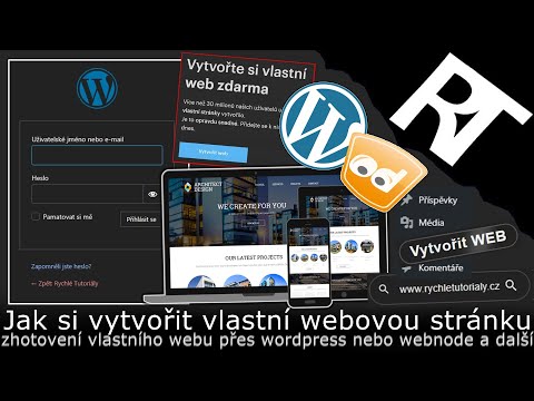 Jak si vytvořit vlastní webovou stránku , Webová stránka zdarma i placená a další…