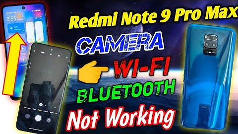 Redmi Note 9 Pro Max Camera Wifi Bluetooth Not Working Problem || Redmi Note 9 CPU Reballing Price