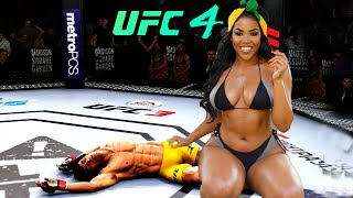 UFC4 Bruce Lee vs Beautiful Beth EA Sports UFC 4