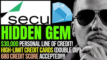 $30,000 PERSONAL LINE OF CREDIT 🔥 | BEST PERSONAL LOANS for BAD CREDIT | SECU CREDIT UNION