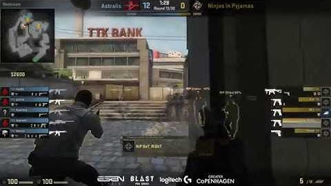 XYP9X ACE - ASTRALIS VS NIP - BLAST PRO SERIES 2017
