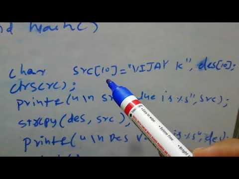 strcpy() string copy function in C Language