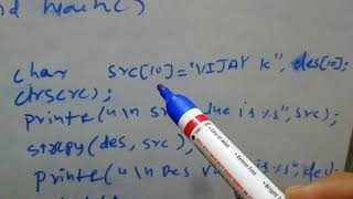 strcpy() string copy function in C Language